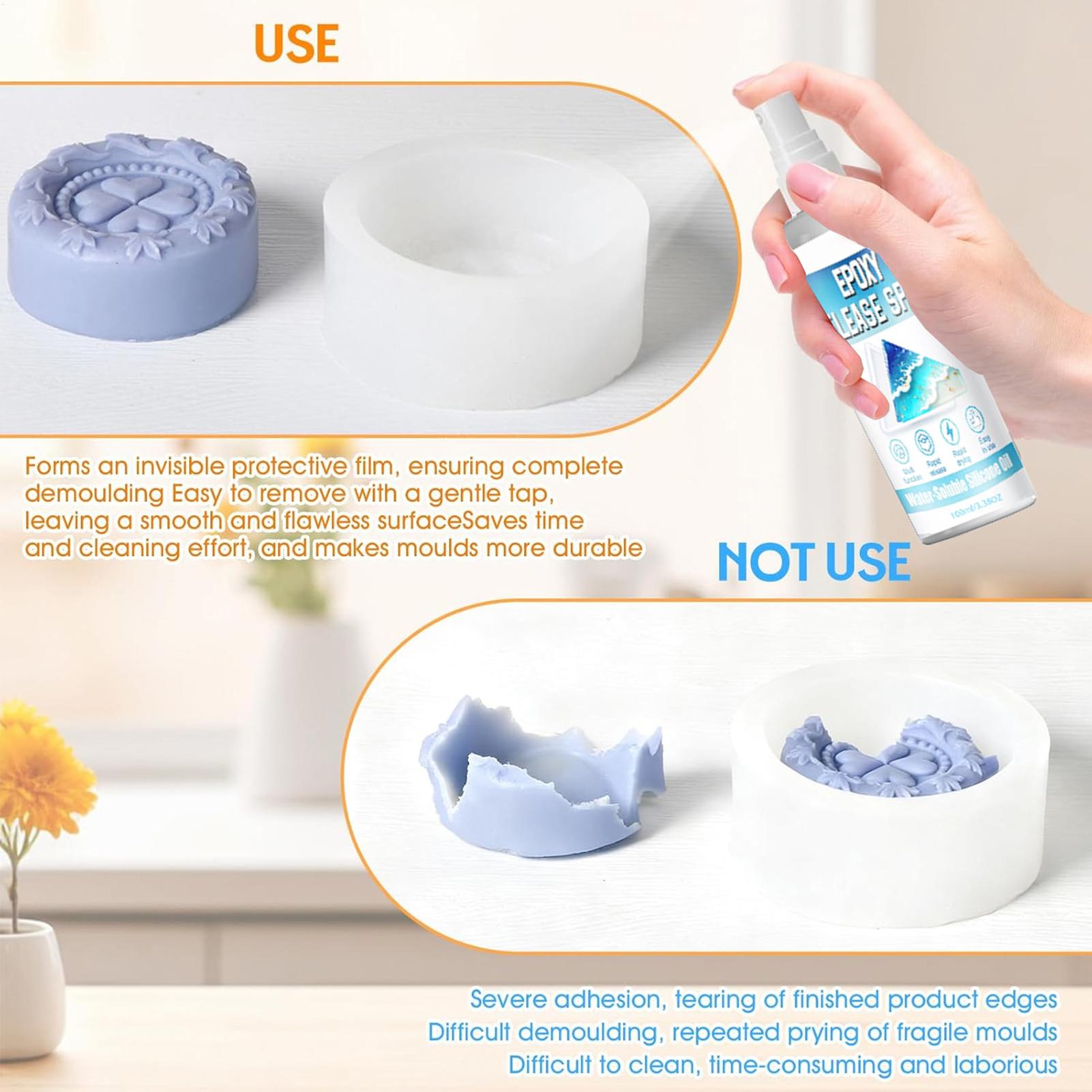สเปรย์ซิลิโคนสำหรับปลดแม่พิมพ์ - Candle Making Design บทวิจารณ์และราคา