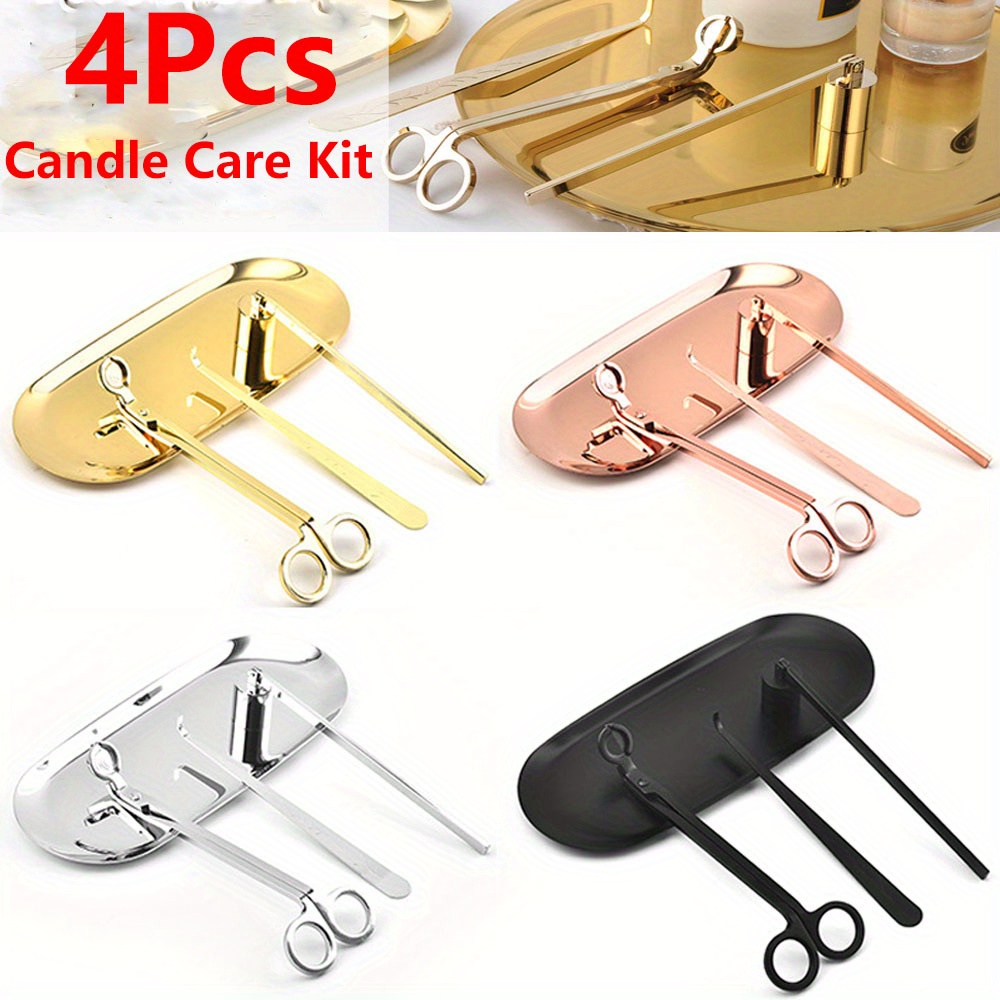 4 ชิ้น/เซ็ตหรูหราเทียนชุดดูแลส - Candle Making Supplies บทวิจารณ์และราคา