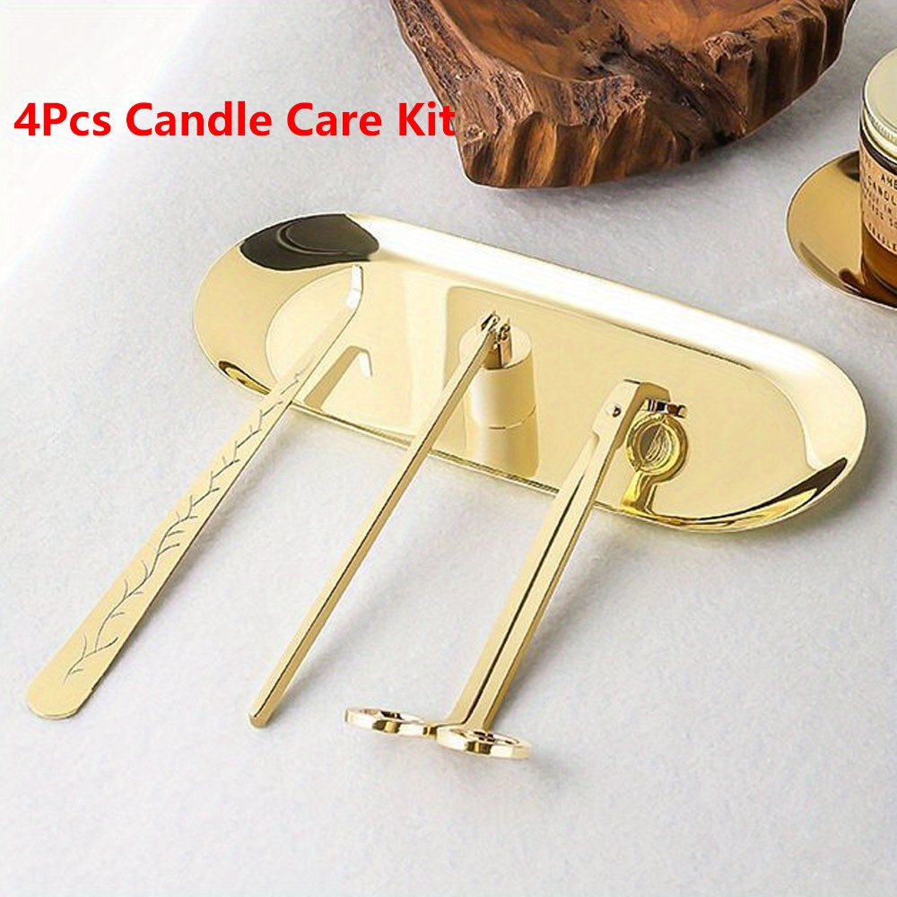4 ชิ้น/เซ็ตหรูหราเทียนชุดดูแลส - Candle Making Supplies บทวิจารณ์และราคา