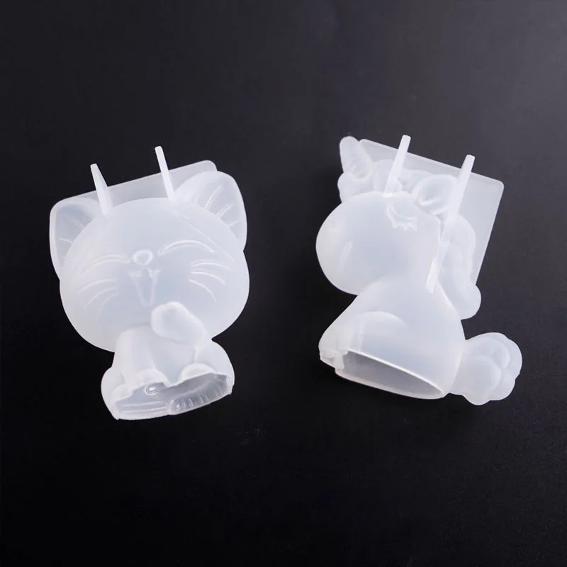 3D เรขาคณิตซิลิโคนยูนิคอร์นแมว - Candle Making Supplies บทวิจารณ์และราคา