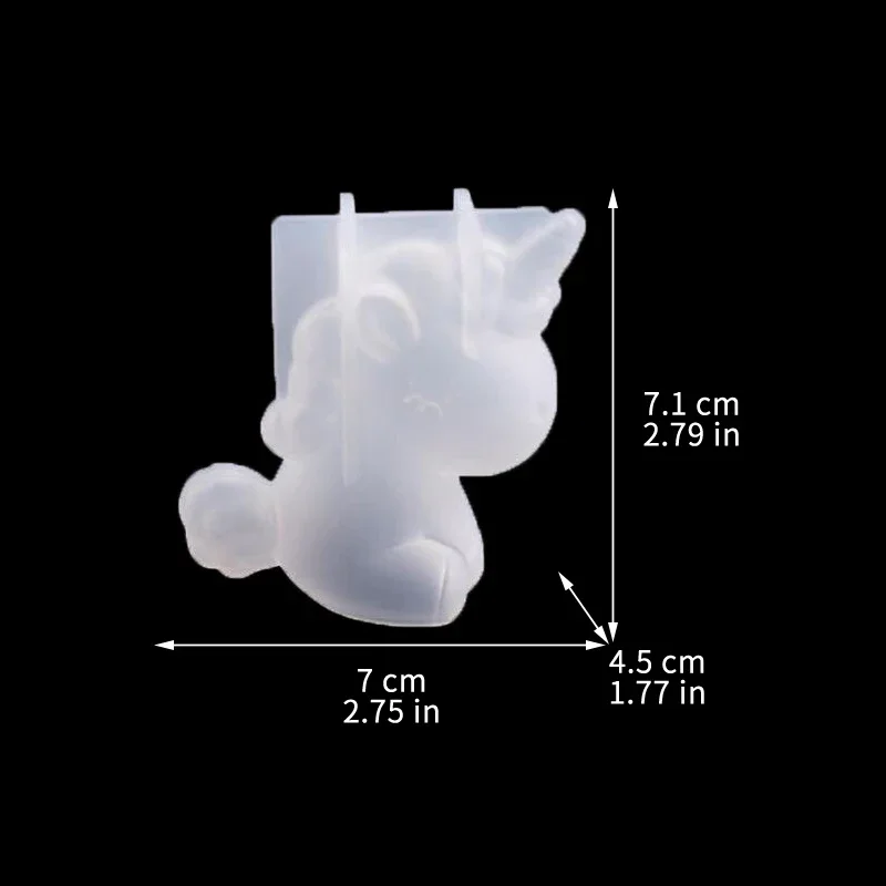 3D เรขาคณิตซิลิโคนยูนิคอร์นแมว - Candle Making Supplies บทวิจารณ์และราคา