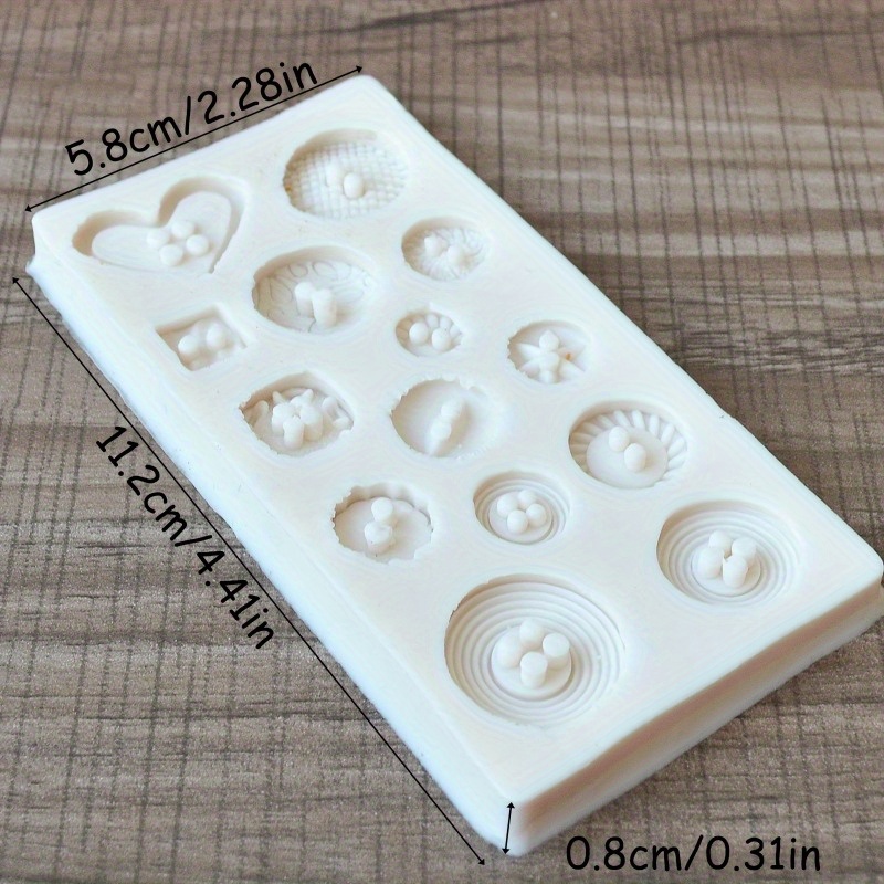 แม่พิมพ์ซิลิโคนรูปทรงกระดุม แม - Candle Making Supplies บทวิจารณ์และราคา