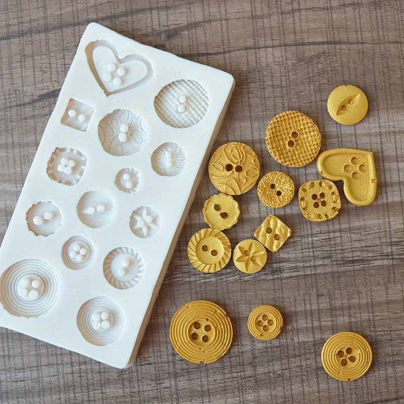 แม่พิมพ์ซิลิโคนรูปทรงกระดุม แม - Candle Making Supplies บทวิจารณ์และราคา