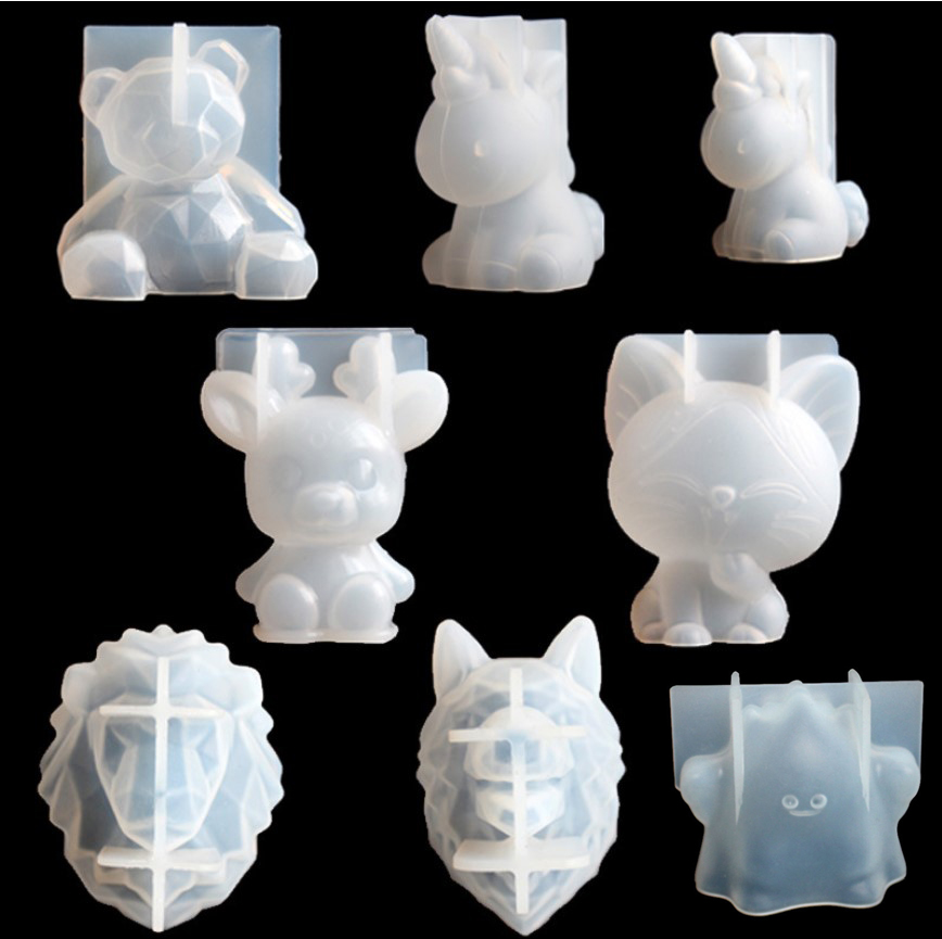 โปร่งใสยูนิคอร์นซิลิโคนอีพ็อกซ - Candle Making Design บทวิจารณ์และราคา