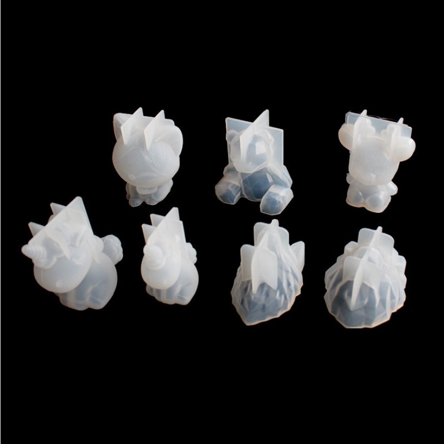 โปร่งใสยูนิคอร์นซิลิโคนอีพ็อกซ - Candle Making Design บทวิจารณ์และราคา