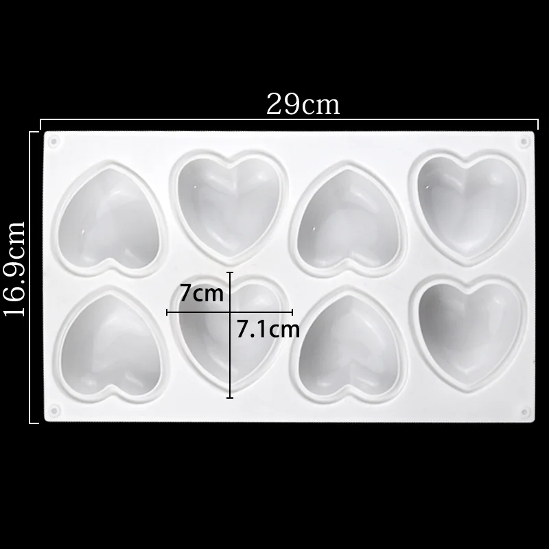 Love Heart ซิลิโคนสบู่แม่พิมพ์ - Candle Making Supplies บทวิจารณ์และราคา