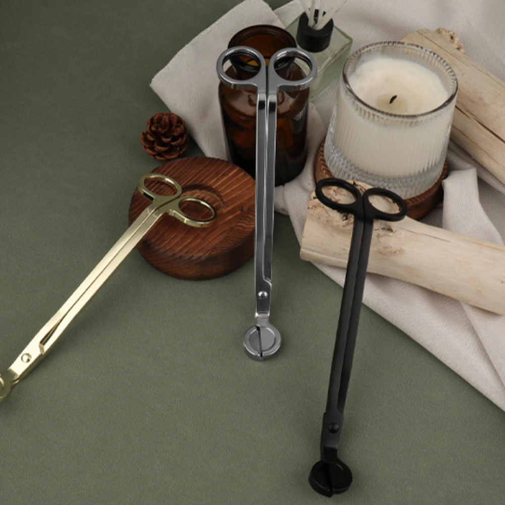 เทียนสแตนเลสTrimmerขัดWick Cli - Candle Making Supplies บทวิจารณ์และราคา
