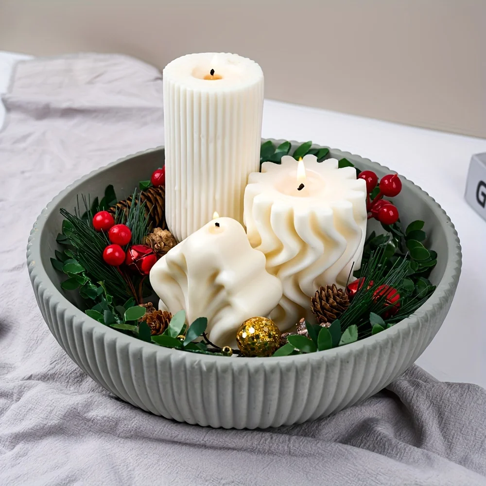 1 แหวนแม่พิมพ์ซิลิโคนสําหรับอี - Candle Making Design บทวิจารณ์และราคา