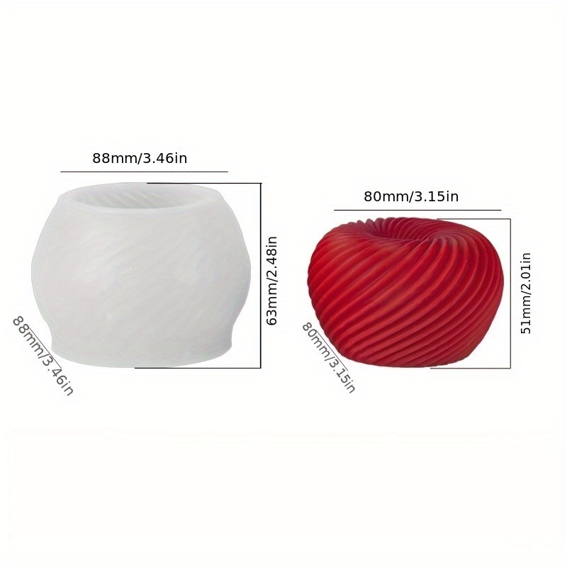 แม่พิมพ์ซิลิโคนรูปแอปเปิ้ลสีแด - Candle Making Design บทวิจารณ์และราคา