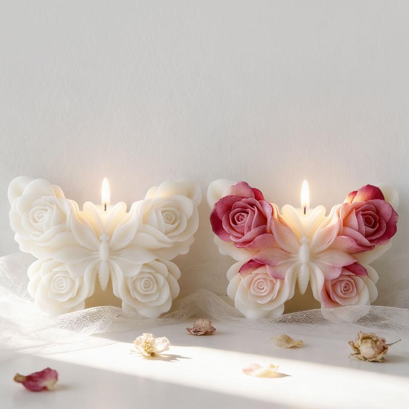 แม่พิมพ์ซิลิโคนรูปผีเสื้อกุหลา - Candle Making Supplies บทวิจารณ์และราคา