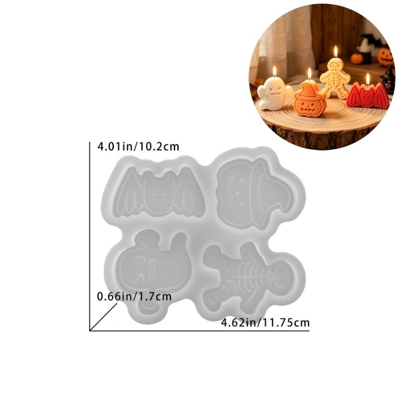 ชุดแม่พิมพ์ซิลิโคน 4 ช่องสำหรั - Candle Making Design บทวิจารณ์และราคา