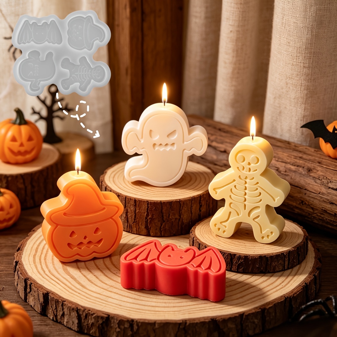 ชุดแม่พิมพ์ซิลิโคน 4 ช่องสำหรั - Candle Making Design บทวิจารณ์และราคา