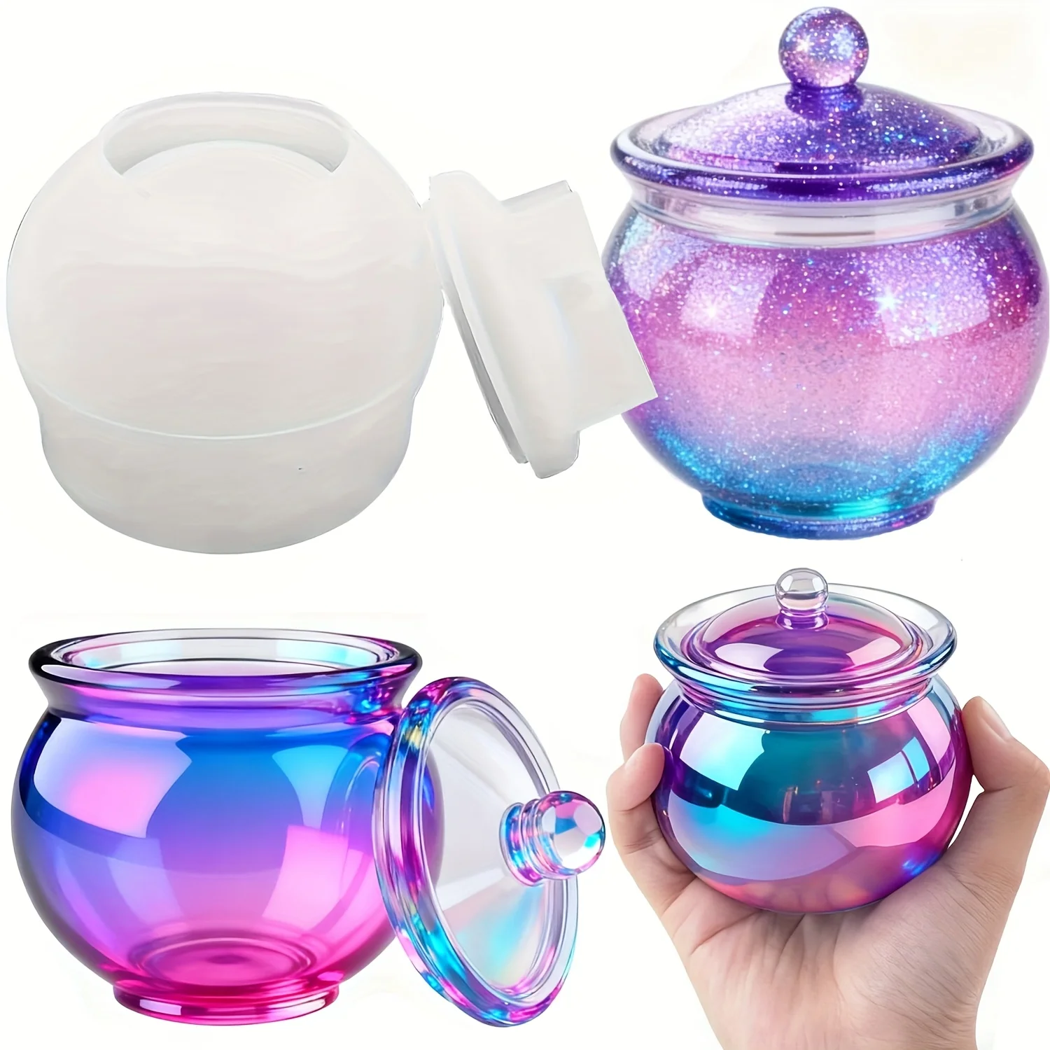 แม่พิมพ์เรซิ่นทรงกลม 1 ชุด พร้ - Candle Making Design บทวิจารณ์และราคา