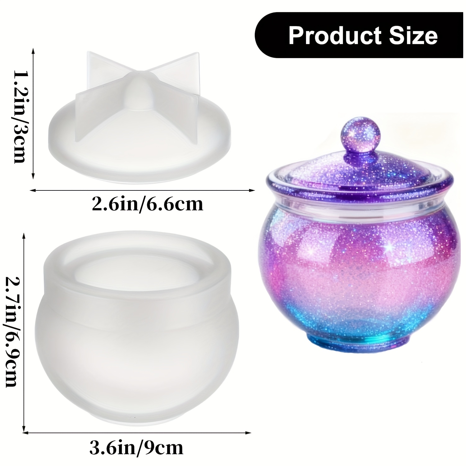 แม่พิมพ์เรซิ่นทรงกลม 1 ชุด พร้ - Candle Making Design บทวิจารณ์และราคา